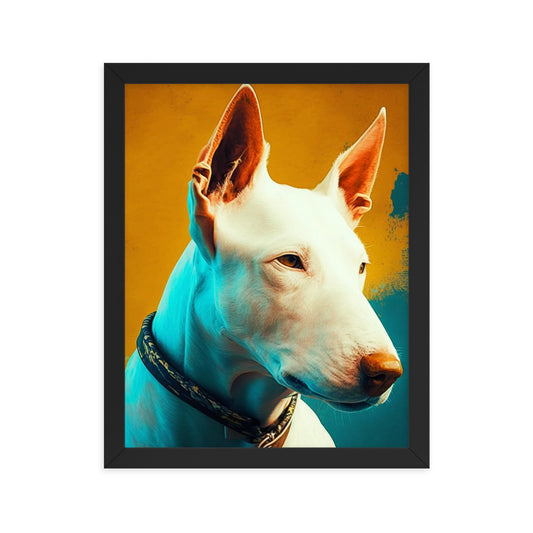 Bull Terrier - Framed poster